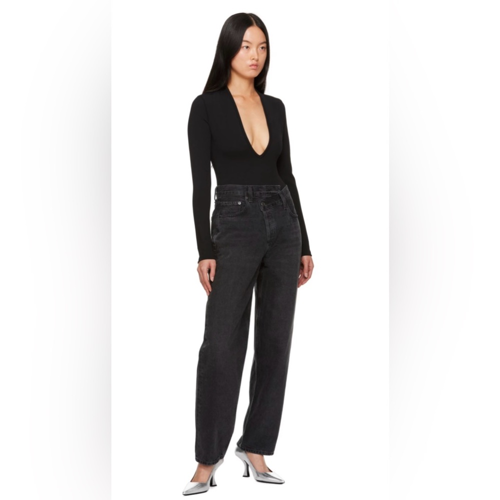 AGOLDE - Black Criss Cross Jeans